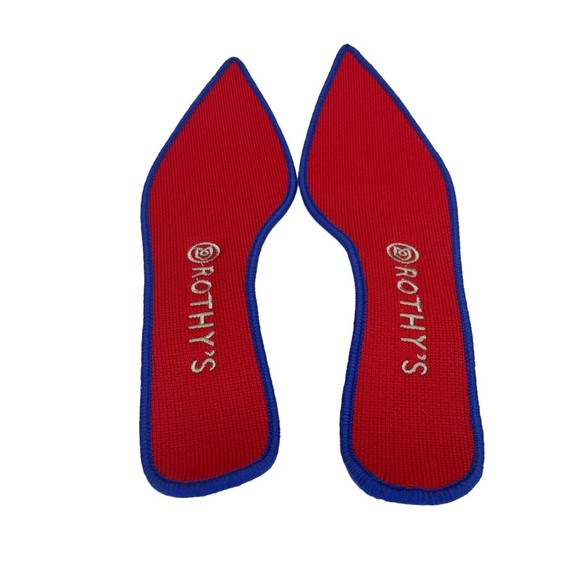 Rothy's Women's The Point Shoe Chili Red Flats - Size 9 - Near Perfect Condition - Picture 6 of 10